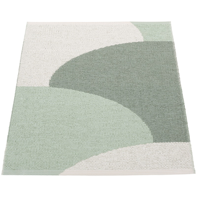 Hill Matto 70x90 cm, Army / Misty Mint / Fossil Grey
