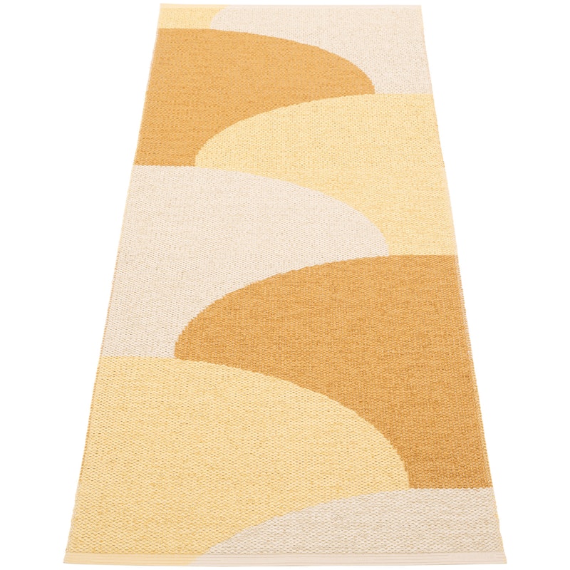 Hill Matto 70x180 cm, Ochre / Pale Yellow / Cream
