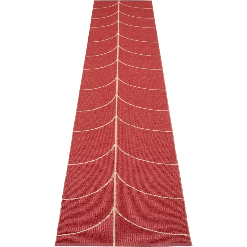 Leif Muovimatto Berry / Beige, 70x360 cm