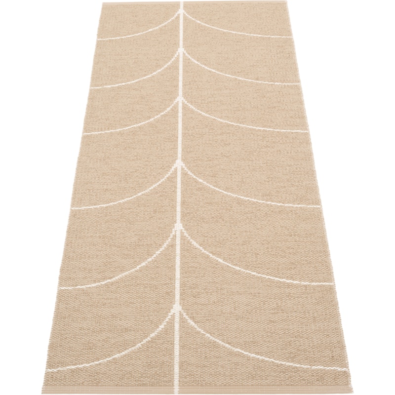 Leif Muovimatto Light Nougat / Vanilla, 70x180 cm