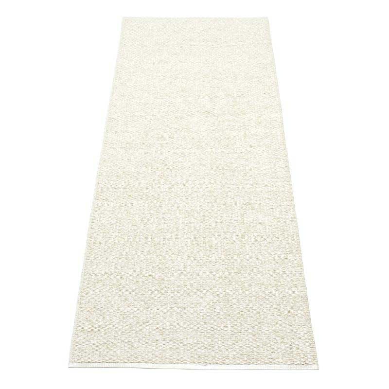 Svea Matto 70x240 cm, Vanilla/Beige Metallic