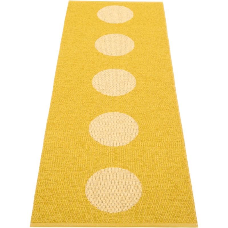 Vera Pop Matto 70x200 cm, Mustard / Pale Yellow