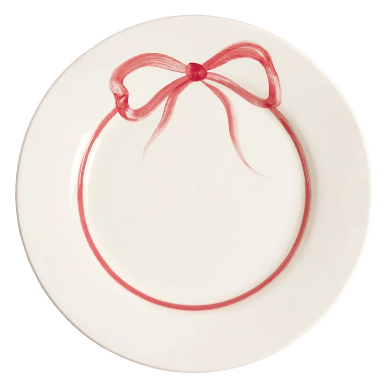 Bow Lautanen 28 cm, Tumman Pinkki