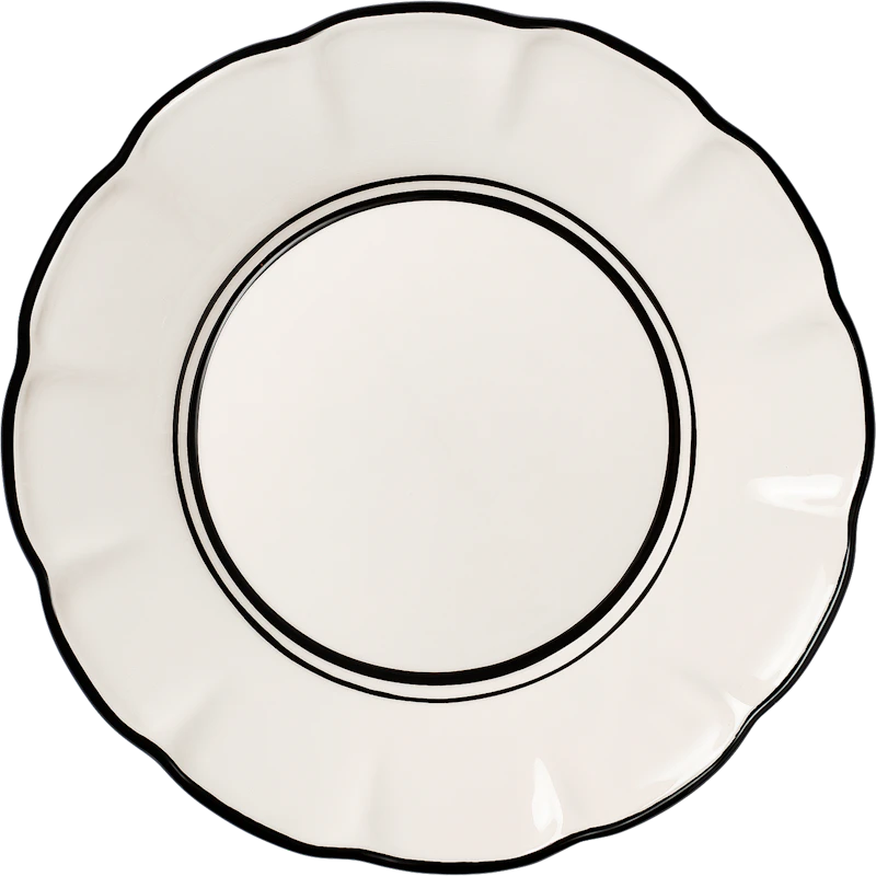 Bistro Pääruokalautanen 28 cm, Musta