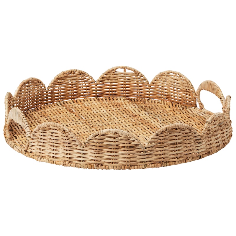 Scallop Tarjotin Natural, 40 cm