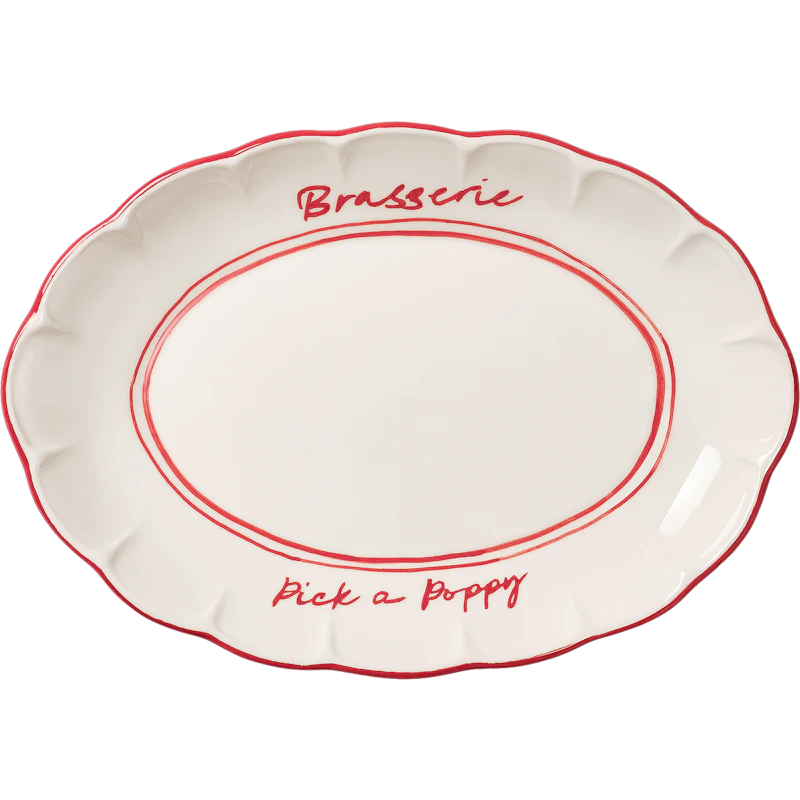 Bistro Tarjoiluastia 25 cm, Punainen