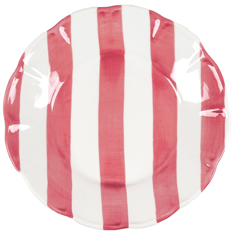 Stripe Lautanen 28 cm, Punainen