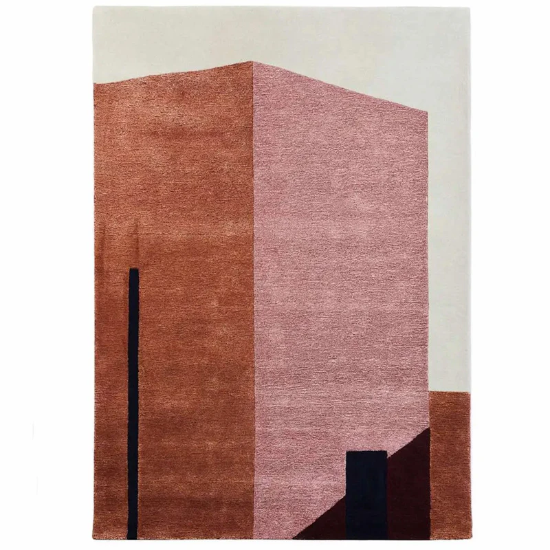 Arqui 1 Matto 170x240 cm, Punainen/Peach