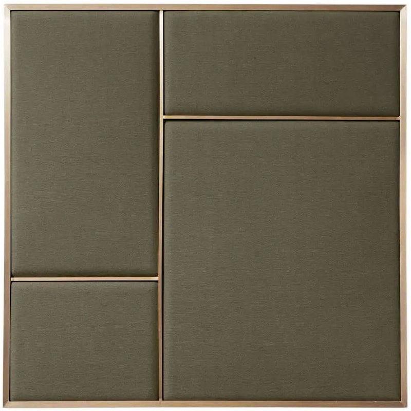 Nouveau Pin Ilmoitustaulu Keskikokoinen, Messinki / Oyster Grey