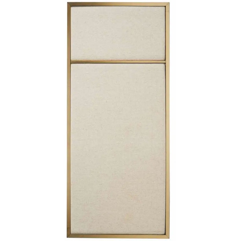 Nouveau Pin Ilmoitustaulu Pieni, Messinki / Canvas