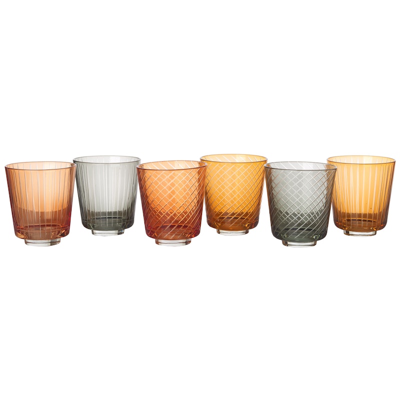 Library Tumbler Set 6 Pcs, Multi