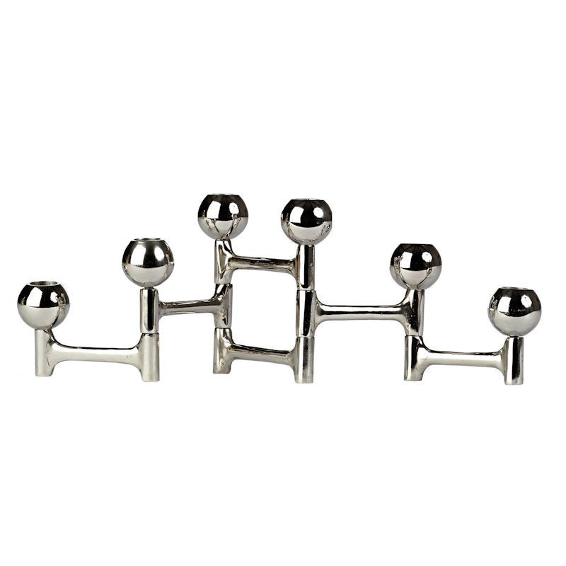 Folding Round Kynttilänjalka, Nikkeli