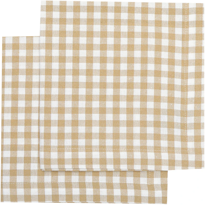 Bella Servetti 2 kpl:n pakkaus, Hiekanvärinen / Valkoinen