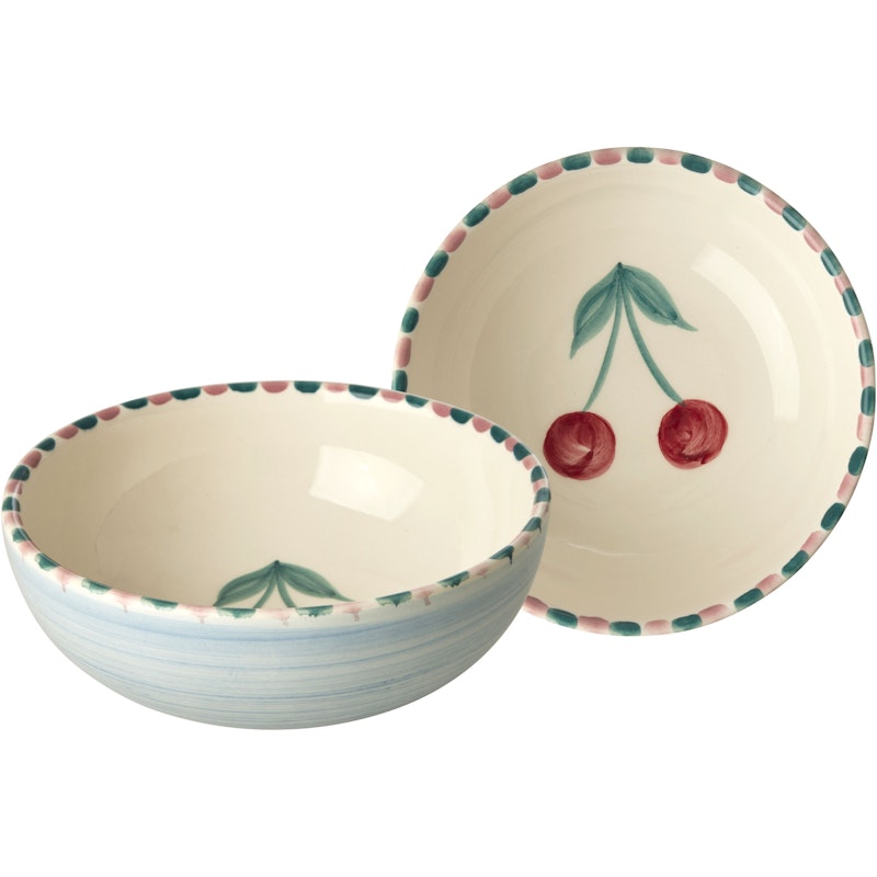 Ceramic Bowl 13,4 cm, Cherry