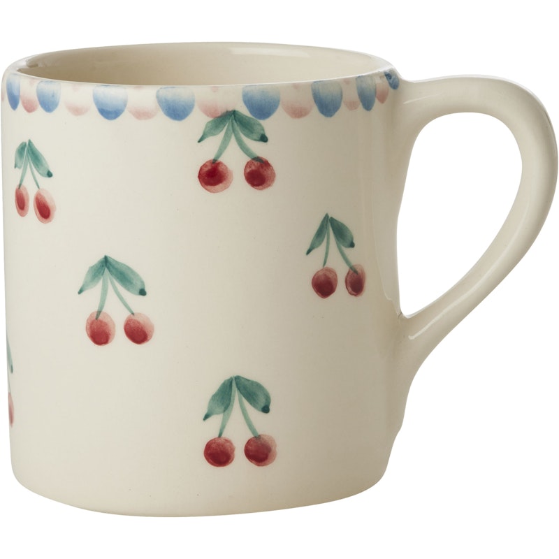 Ceramic Mug 42 cl, Cherries