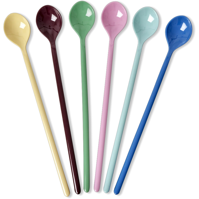 Maitokahvilusikka Melamiini 6 kpl:n pakkaus, Show Your True Colors