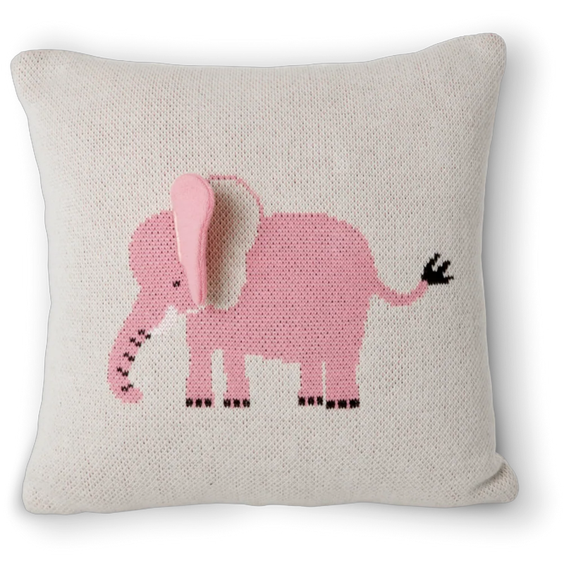 Elephant Ruukku 3D-detaljeilla 30x30 cm, Pinkki