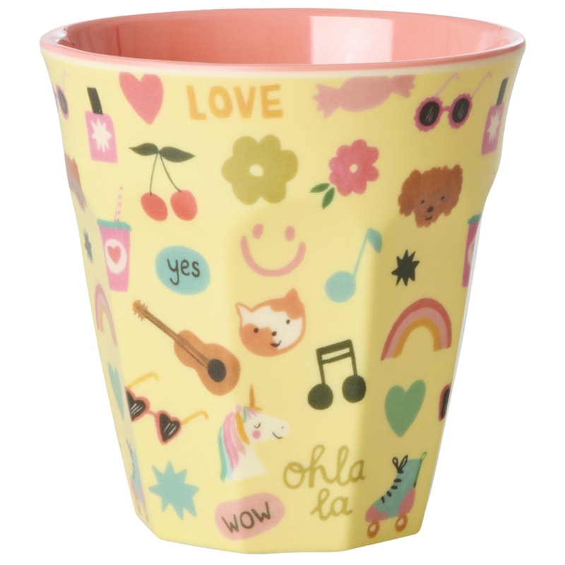 Melamiinikuppi 25 cl, Unicorn Love