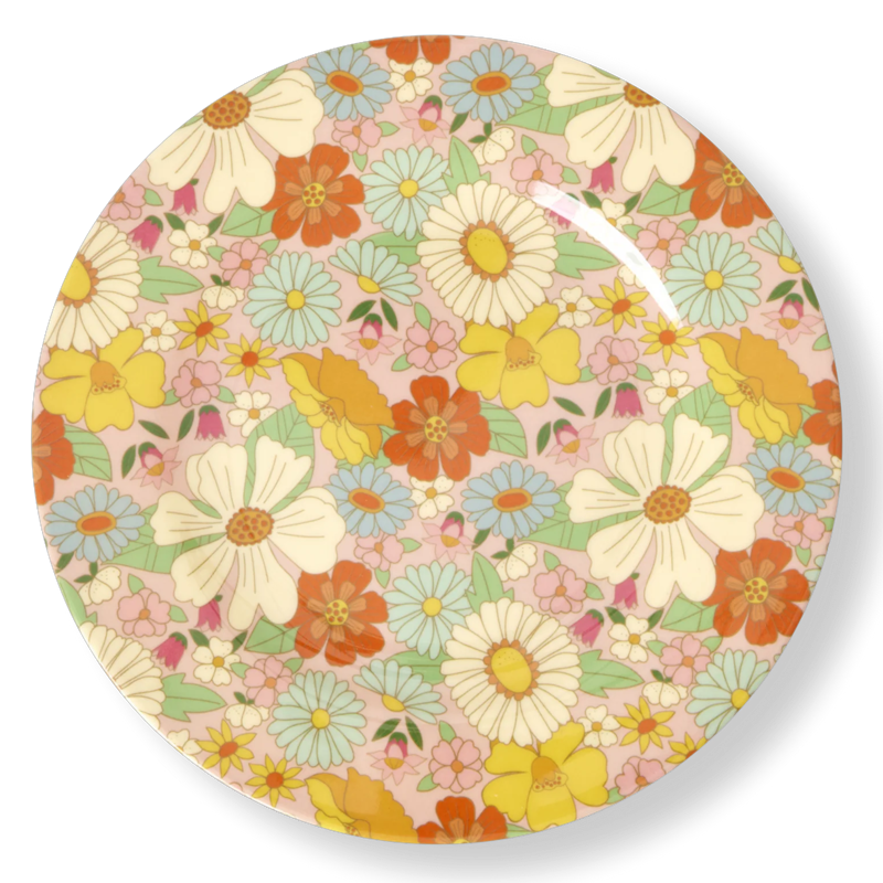 Melamiinilautanen 20 cm, Flower Power