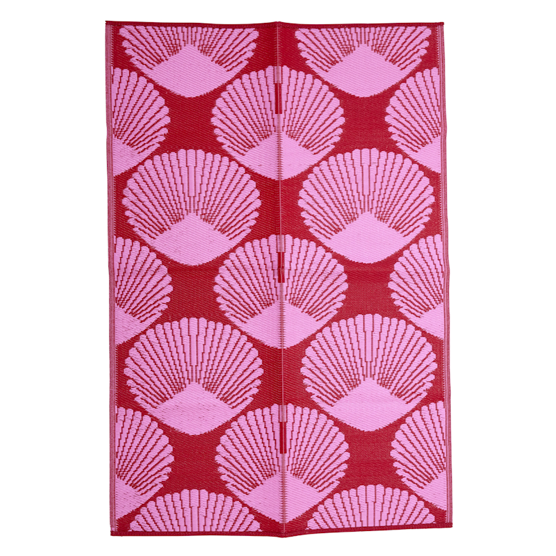 Muovimatto 120x180, Sea shell Pink/Red