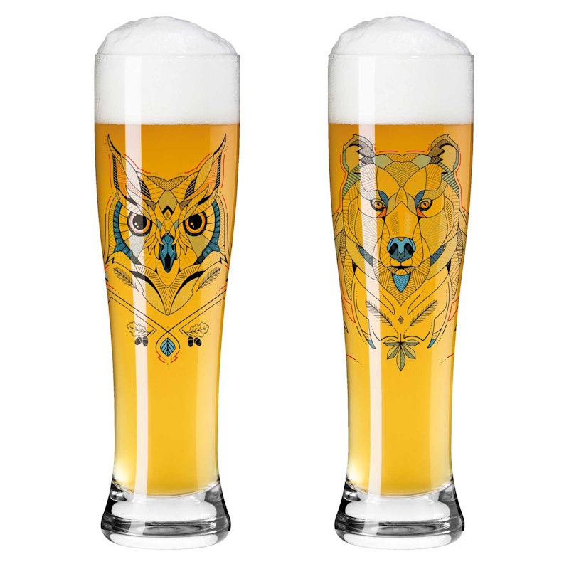 Brauchzeit Olutlasit 2 kpl:n pakkaus, #1 & 2