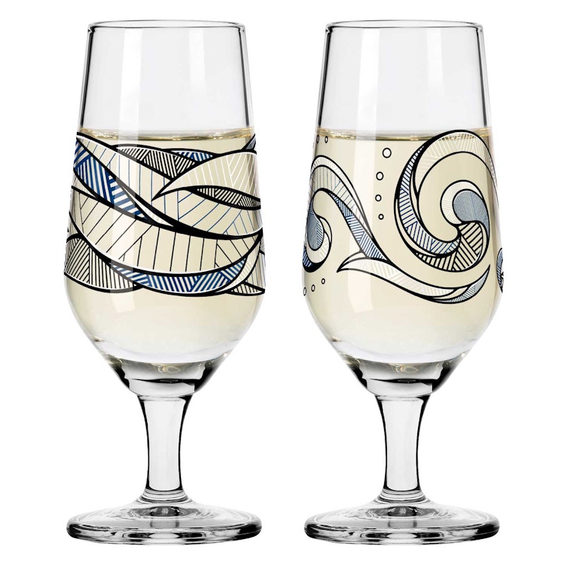 Brauchzeit Snapsilasi 5,5 cl 2 kpl:n pakkaus, #5 & 6