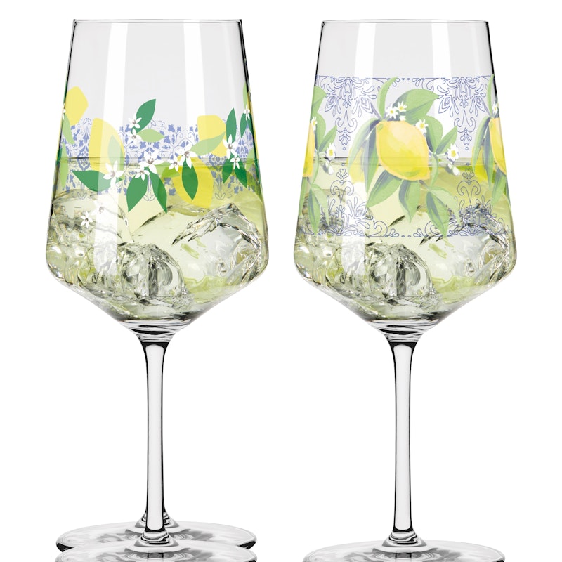 Sommertau Viinilasit 2 kpl:n pakkaus, Italian Limoncello