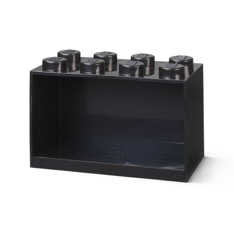 LEGO® Brick Hylly 8 Nuppia, Musta