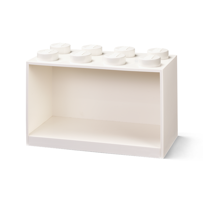 LEGO® Brick Hylly 8 Nuppia, Valkoinen