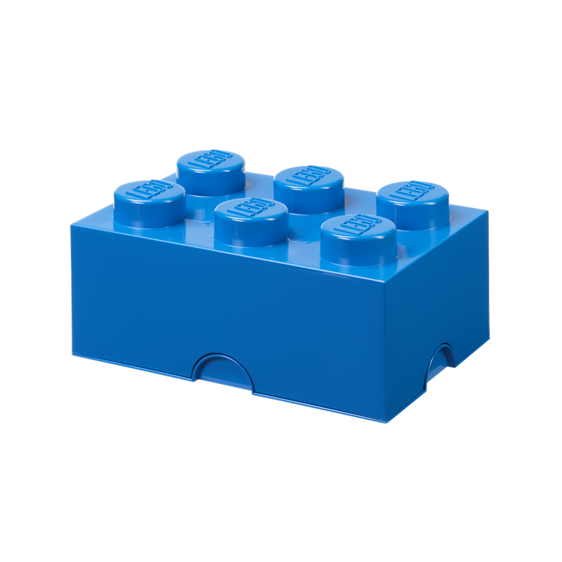 LEGO® Brick Laatikko 6 Nuppia, Sininen