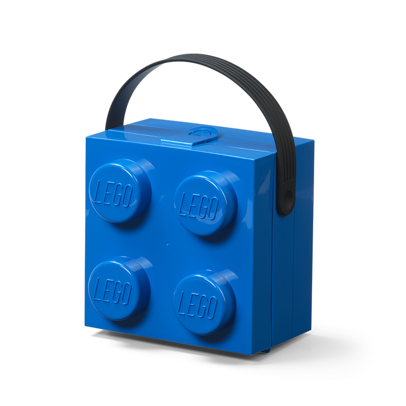 LEGO® Laatikko Kahvalla 4 Nuppia, Sininen