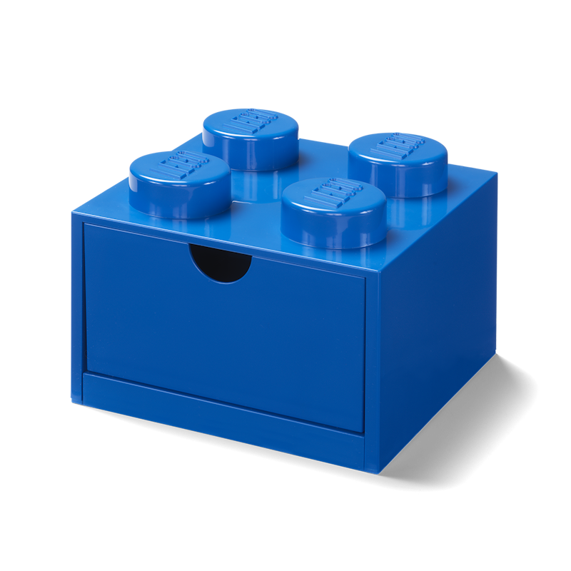 LEGO® Säilytys Laatikolla 4 Nuppia, Sininen