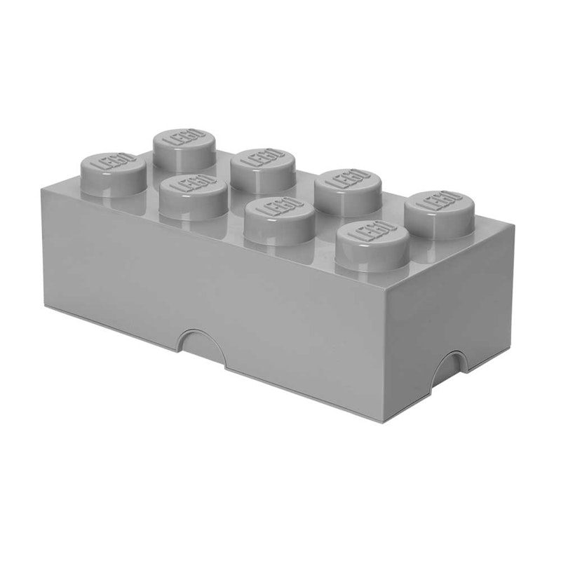 LEGO® Laatikko 8 Nuppia, Medium Stone Grey