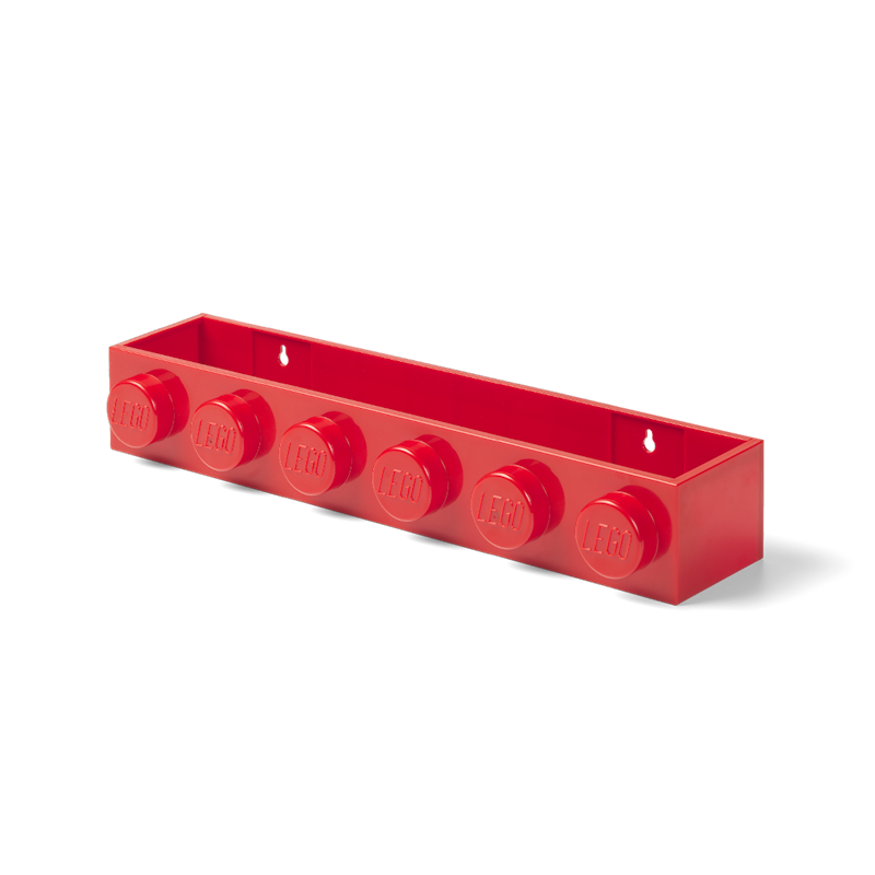 LEGO® Seinähylly, Punainen