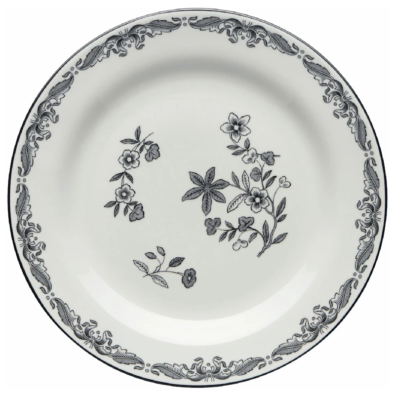 Ostindia Black Plate, 27 cm