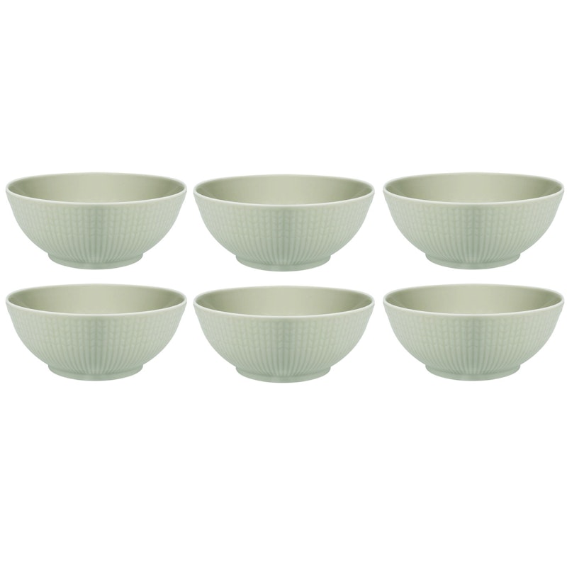 Swedish Grace Kulho 30 cl 6 kpl:n pakkaus, Meadow (Light Green)