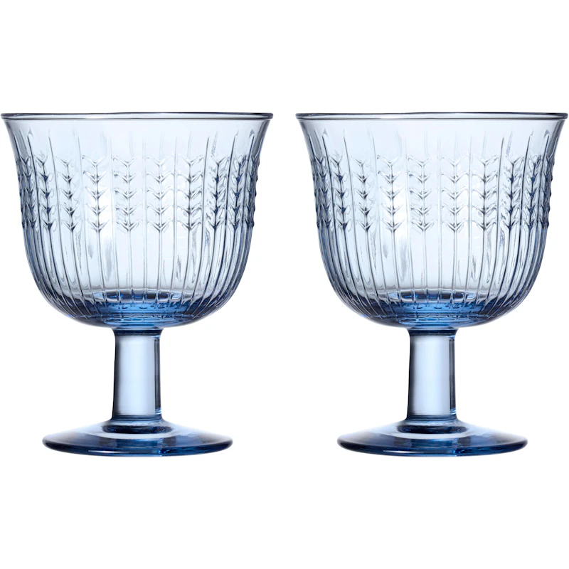 Swedish Grace Juomalasi Jalalla 28 cl 2 kpl:n pakkaus, Sininen