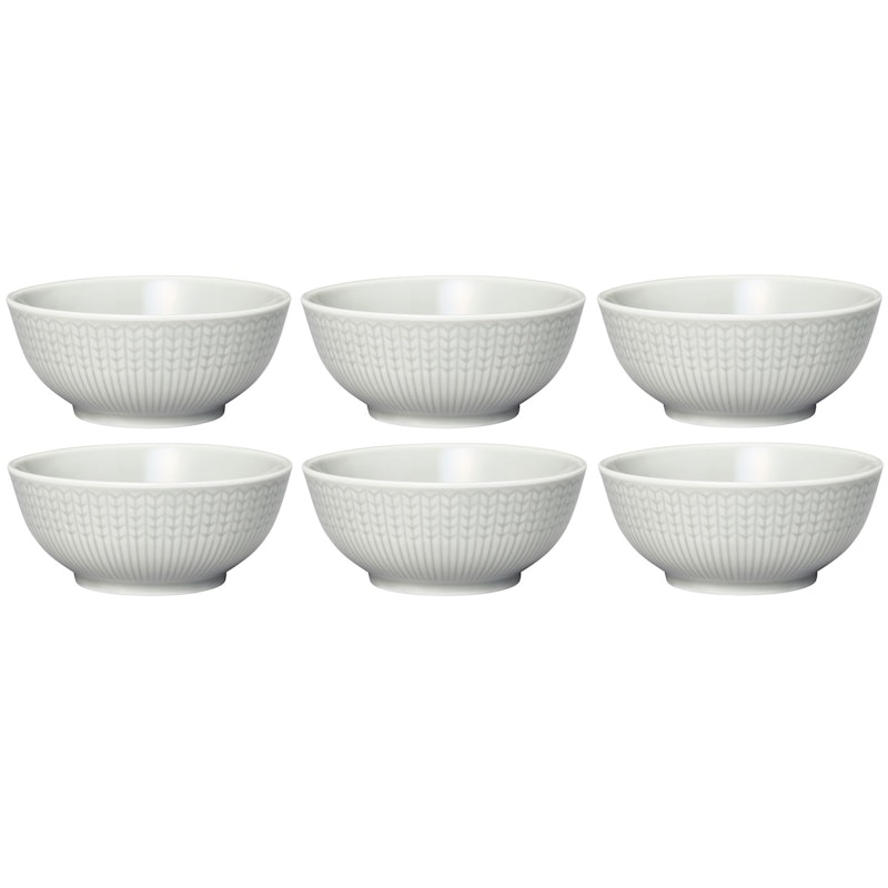 Swedish Grace Kulho 30 cl 6 kpl:n pakkaus, Fog (Light Grey)