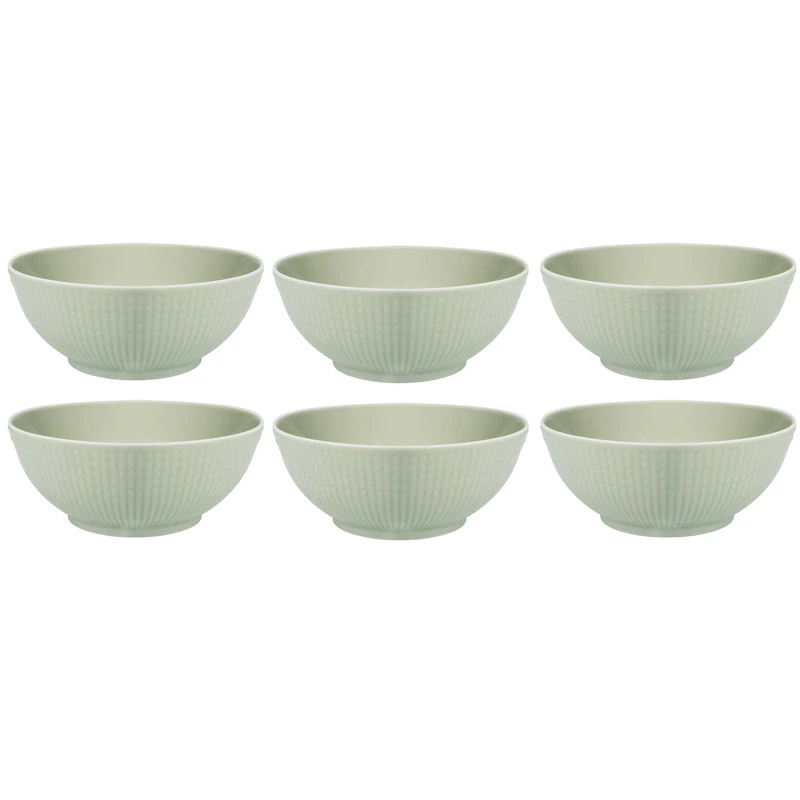 Swedish Grace Kulho 30 cl 6 kpl:n pakkaus, Meadow (Light Green)