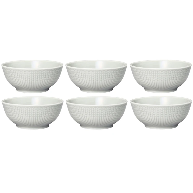 Swedish Grace Kulho 30 cl 6 kpl:n pakkaus, Fog (Light Grey)