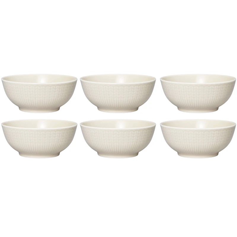 Swedish Grace Kulho 30 cl 6 kpl:n pakkaus, Oat (Beige)