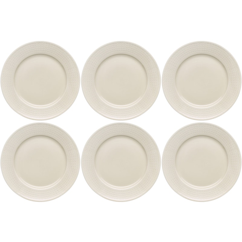 Swedish Grace Lautanen 27 cm 6 kpl:n pakkaus, Oat (Beige)