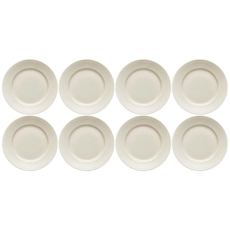 Swedish Grace Lautanen 21 cm 8 kpl:n pakkaus, Kaura