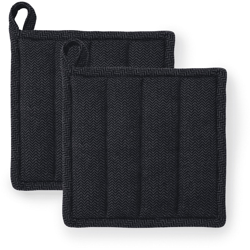 Garn Patalappu 22x22 cm 2 kpl:n pakkaus, Tummanharmaa