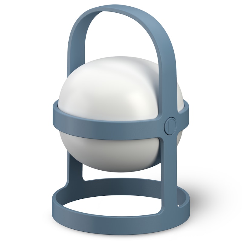 Soft Spot Solar Circular Valaisin Kannettava 18,5 cm, Sky Blue