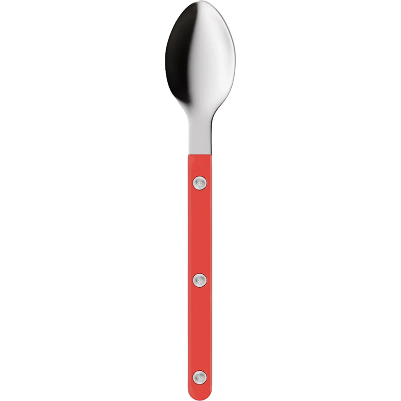 Bistrot Solid Espresso Spoon, Red