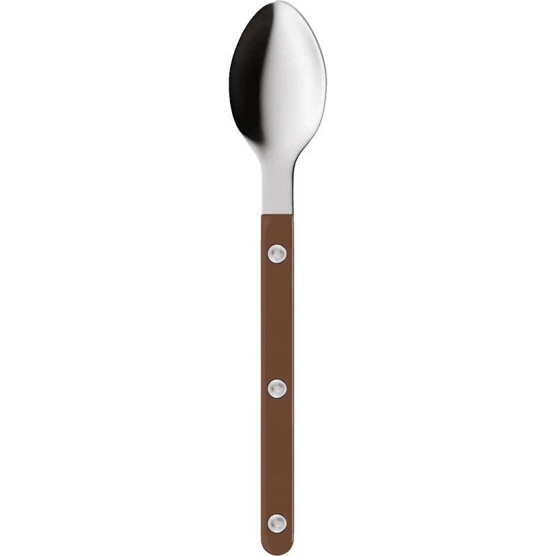 Bistrot Solid Espresso Spoon, Chocolate