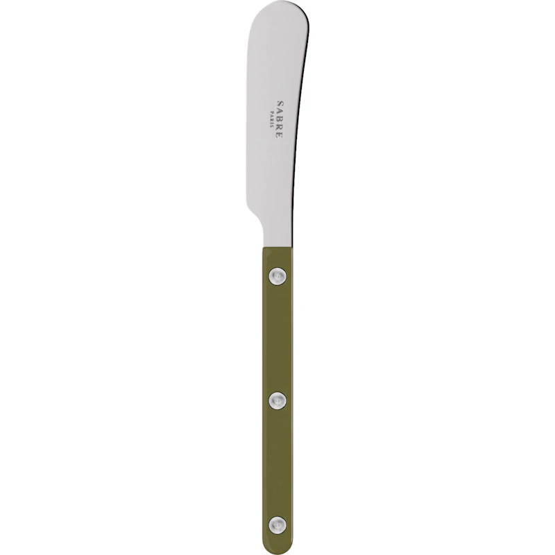 Bistrot Solid Butter Spreader, Green Fern