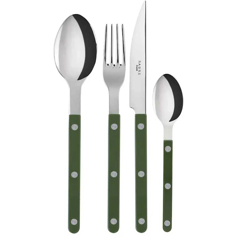 Bistrot Ruokailuvälinesarja 24 Kappaletta, Vihreä
