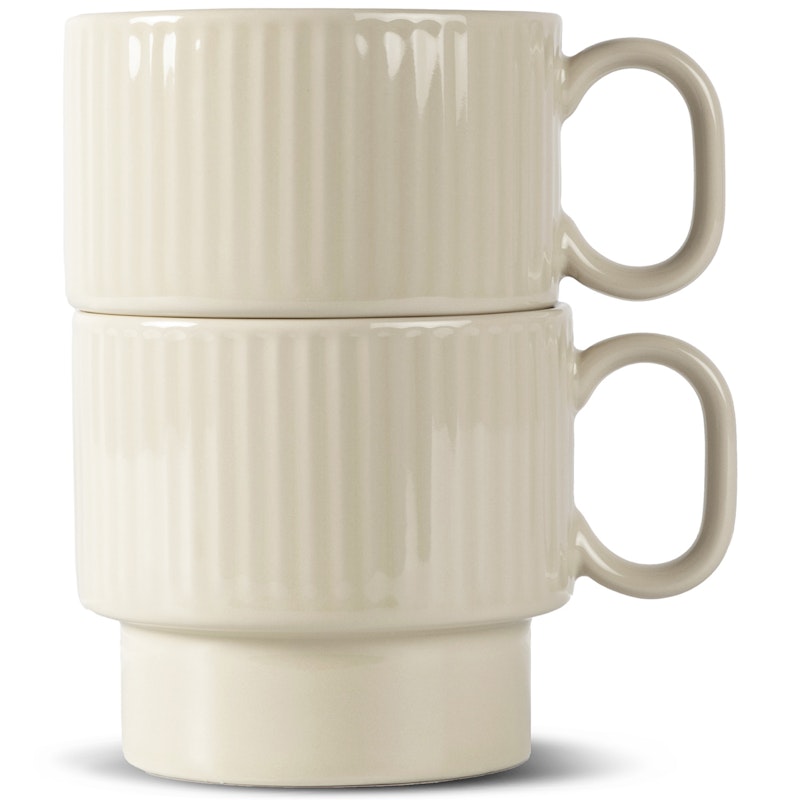 Coffee & More Teekupit 2 kpl:n pakkaus, Beiget